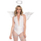 Крила ангела Leg Avenue Marabou Feather Angel Wings, справжнє пір'я-1
