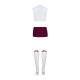 Obsessive Student 4 pcs costume S/M-3