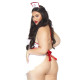 Leg Avenue Roleplay Nightshift Nurse + 1X-2X White/Red-1