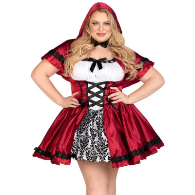 Костюм червоної шапочки Leg Avenue Gothic Red Riding Hood 3X-4X