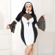 Еротичний костюм монашки JSY P71109 Plus Size-4