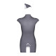 Obsessive Stewardess 3 pcs costume grey L/XL-5