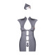 Obsessive Stewardess 3 pcs costume grey L/XL-4