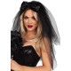 Фата нареченої Leg Avenue Tiered bridal veil O/S Black-2