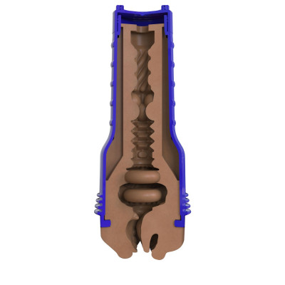 Мастурбатор-ротик Fleshlight Boost Blow Medium Dark Flesh, плаваючі кільця Turbo Tech Мастурбатор-ротик Fleshlight Boost Blow Medium Dark Flesh, плаваючі кільця Turbo Tech
