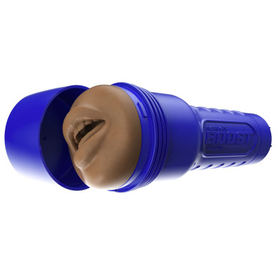 Мастурбатор-ротик Fleshlight Boost Blow Medium Dark Flesh, плаваючі кільця Turbo Tech Мастурбатор-ротик Fleshlight Boost Blow Medium Dark Flesh, плаваючі кільця Turbo Tech