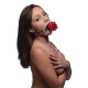 Кляп Master Series Eye-Catching Ball Gag With Rose (м'ята упаковка!!!)-7