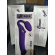 Безремневий страпон з вібрацією Strap-On-Me Vibrating Violet L (м'ята упаковка)-1