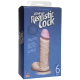 Фалоімітатор Doc Johnson The Realistic Cock 6 inch White – ULTRASKYN, Vack-U-Lock (м'ята упаковка!)-2