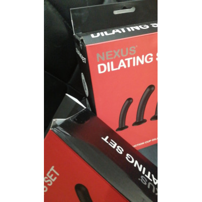 Набір дилдо Nexus Dilating Set (17см, 15см, 12,5см) (м'ята упаковка!!!)