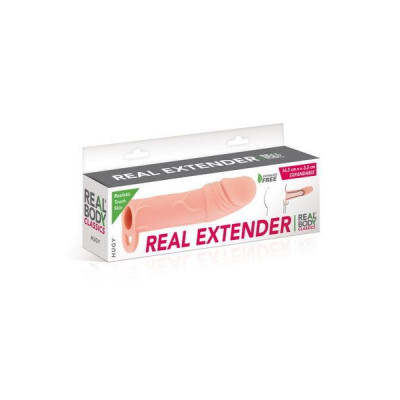 Насадка на член Real Body — Real Extender HUGY (м'ята упаковка)