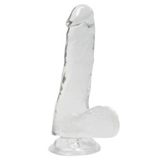 Прозрачный фаллоимитатор Alive Jelly Dildo Pepito (мятая упаковка!!!)