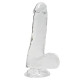 Прозрачный фаллоимитатор Alive Jelly Dildo Pepito (мятая упаковка!!!)