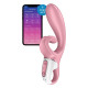Смарт вібратор-кролик Satisfyer Hug Me Pink (м'ята упаковка!!!)