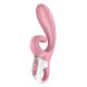 Смарт вібратор-кролик Satisfyer Hug Me Pink (м'ята упаковка!!!)-2
