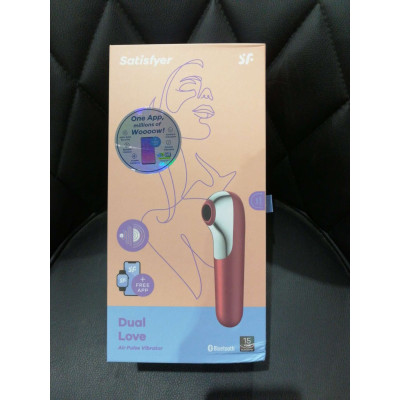 Смартвібратор та вакуумний стимулятор 2-в-1 Satisfyer Dual Love Pink (м'ята упаковка)