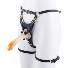 Страпон LOCKINK SEVANDA Queen Sheba Strapon Golden Dildo (м'ята упаковка!!!)