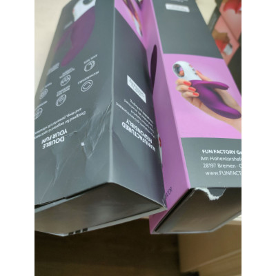 Вібратор-кролик Fun Factory MISS BI grape/white (м'яте паковання!!!) Вібратор-кролик Fun Factory MISS BI grape/white (м'яте паковання!!!)