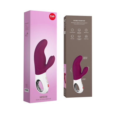 Вібратор-кролик Fun Factory MISS BI grape/white (м'яте паковання!!!) Вібратор-кролик Fun Factory MISS BI grape/white (м'яте паковання!!!)