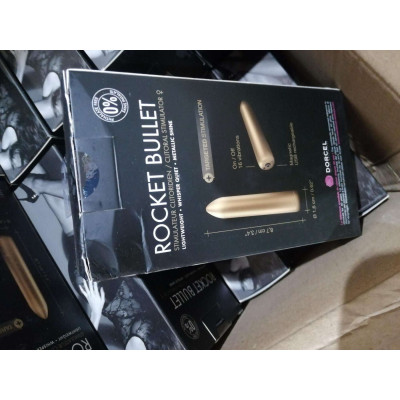 Вібрпоуля, яка перезаряджається Dorcel Rocket Bullet Gold (м'ята упаковка)