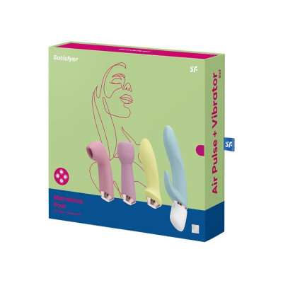 Подарунковий набір секс-іграшок Satisfyer Marvelous Four (пошкоджена упаковка!!!)