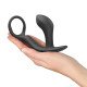 Анальна пробка з ерекційним кільцем Fun Factory BOOTIE RING Black (м'яте паковання!!!)-7