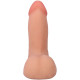 Фалоімітатор Doc Johnson The Realistic Cock ULTRASKYN - 5" with Balls Vanilla (надрив паковання!!!)-4