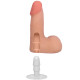 Фалоімітатор Doc Johnson The Realistic Cock ULTRASKYN - 5" with Balls Vanilla (надрив паковання!!!)-6