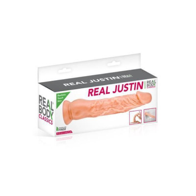 Фалоімітатор Real Body - Real Justin Flesh, TPE (порвана упаковка!!!)