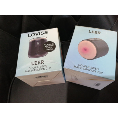 Мастурбатор Loviss Leer Double Sides Masturbation (м'яте паковання!!!)