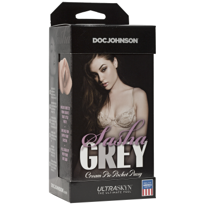 Мастурбатор вагіна Doc Johnson Sasha Grey - Ultraskyn Cream Pie Pocket (м'ята упаковка)
