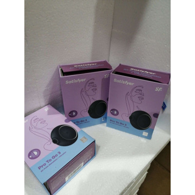 Вакуумний стимулятор Satisfyer Pro To Go 3 Black (м'ята упаковка)