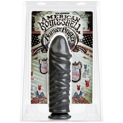 Фалоімітатор для фістингу Doc Johnson American Bombshell Bunker Buster Gun Metal (м'ята упаковка!)