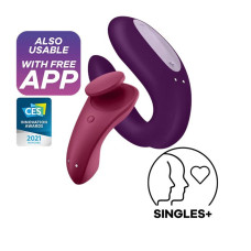 Набір Satisfyer Partner Box 1 (вібратор для пар Double Joy + вібратор у трусики Sexy Secret) (м'ята упаковка!!!)