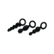 Набор анальных игрушек Satisfyer Plugs black (set of 3) - Booty Call (м'ята упаковка!!!)-2