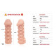 Насадка на член Kokos Cock Sleeve CS 010 L (м'ята упаковка!!!)-7