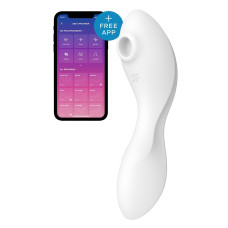 Вакуумний смарт-стимулятор із вібрацією Satisfyer Curvy Trinity 5 (White) (м'ята упаковка!!!)