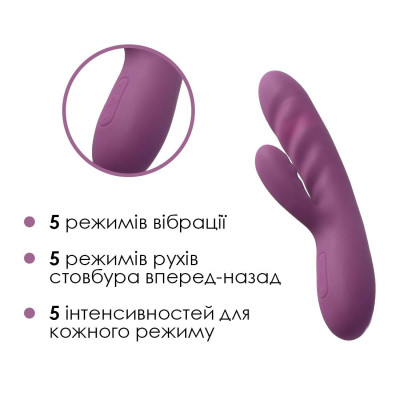 Вібратор-кролик Svakom Avery Lilac (м'яте паковання!!!)