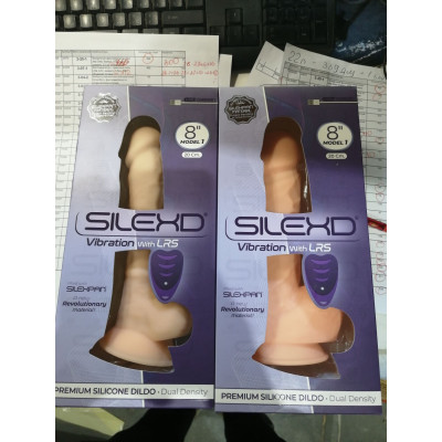 Фалоімітатор з вібрацією SilexD Norman Vibro Flesh (Model 1 size 8,5") LRS (упаковка від 8'' моделі)