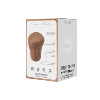 Мастурбатор Alive Mia Super Realistic Masturbator XL Caramel (м'ята упаковка!!!)