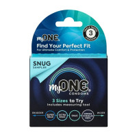 Презервативи MyONE Snug 3 Sampler шт, картонна коробка (м'ята упаковка!!!)