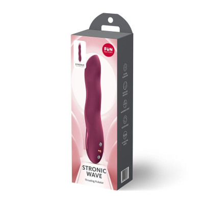 Пульсатор для точки G Fun Factory Stronic Wave Wine Red (м'яте паковання!!!)