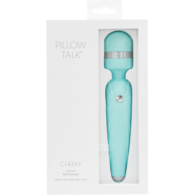Розкішний вібромасажер PILLOW TALK - Cheeky Teal (м'ята упаковка!!!)