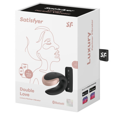 Смарт-вібратор для пар Satisfyer Double Love (Black) (м'ята упаковка!!!)