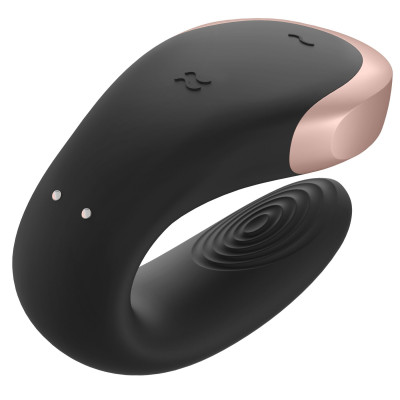 Смарт-вібратор для пар Satisfyer Double Love (Black) (м'ята упаковка!!!)