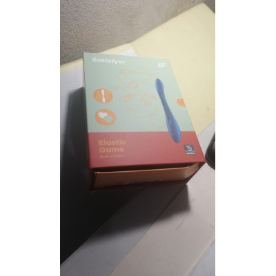 Універсальний гнучкий вібратор для пар Satisfyer Elastic Game Dark Blue (м'ята упаковка!!!)