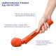 Вібромасажер Fun Factory VIM Vibrating Wand sunrise orange (м'яте паковання!!!)-4