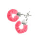 Наручники S Pleasures Furry Cuffs Pink (м'ята упаковка!!!)