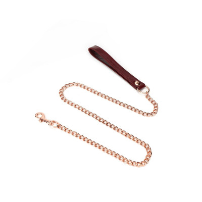 Нашийник з повідцем Liebe Seele Wine Red Collar and Leash (м'ята упаковка!!!)
