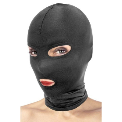 Капюшон для БДСМ з відкритими очима та ротом Fetish Tentation Open Mouth & Eyes Hood м'ята упаковка!